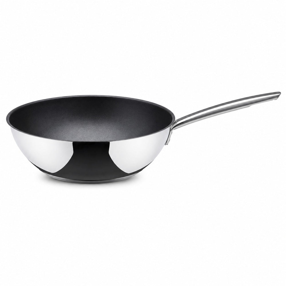 Swiss Diamond Stainless Steel Wok Pan – 28 cm