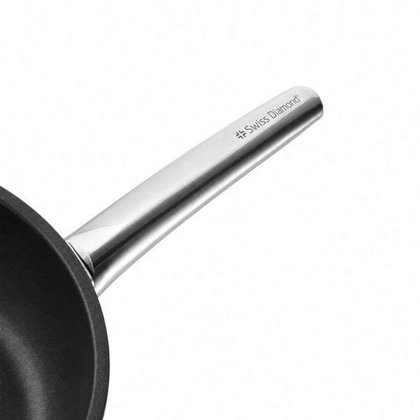 Swiss Diamond Stainless Steel Wok Pan – 28 cm