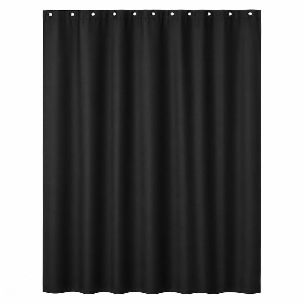 Shop the Coop Alpha Textile Shower Curtain, made from 100% polyester and measuring 180 × 200 cm. Available in black, electric blue, sky blue, yellow, red and pink.