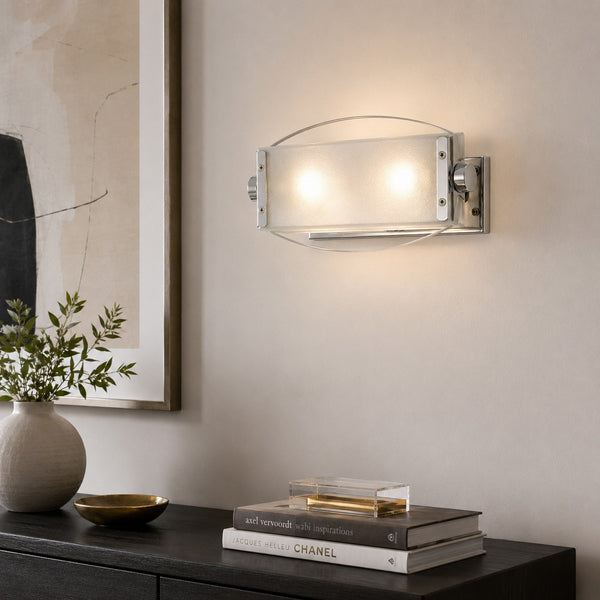 Muster Cassiopea Chrome Wall Lamp