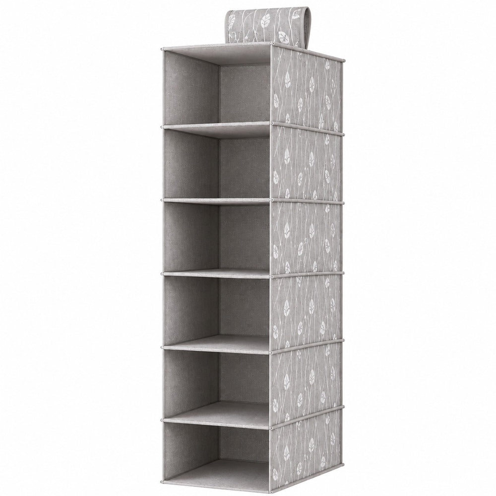 Voila Space Saver 6-Compartment Hanging Wardrobe Organizer