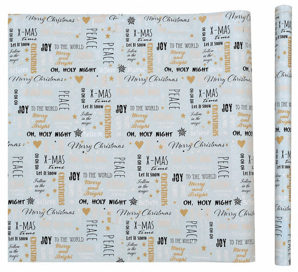 Noël Christmas Gift Wrapping Paper – 3 m × 70 cm – 12 Designs