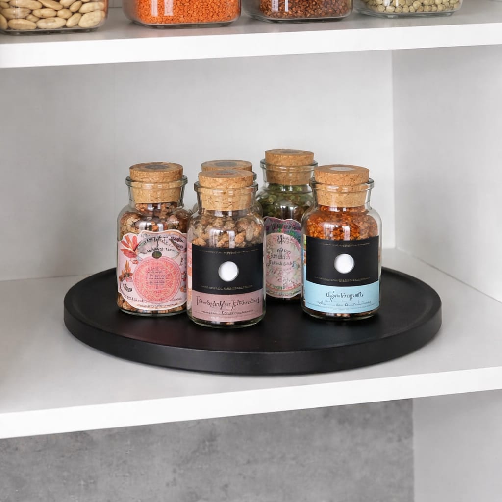 Wenko Rotating Turntable Organizer for Kitchen and Refrigerator