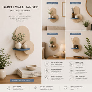 Darell Wall Hanger Beige & Grey