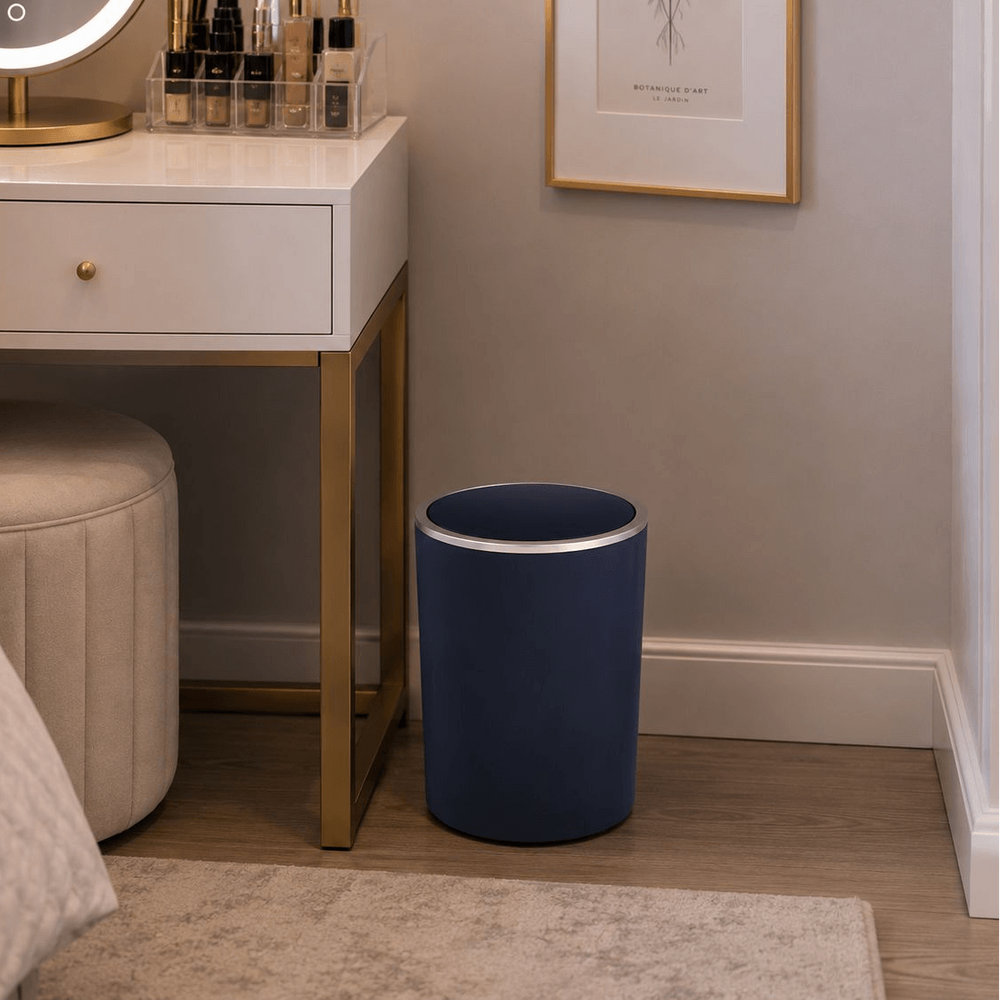 Wenko Swing lid bin Inca - dark blue