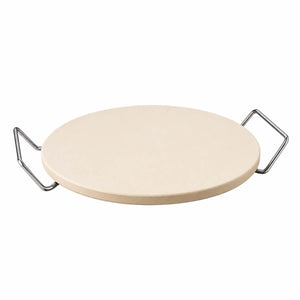 Zyliss Ceramic Round Baking Stone with Metal Rack