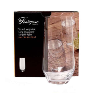 SET OF 4 LONG GLASSES BY FONTIGNAC