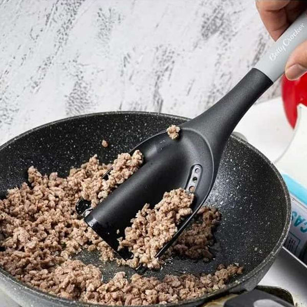 Nylon Meat Chop Turner Black/Grey BC4108 By Betty Crocker