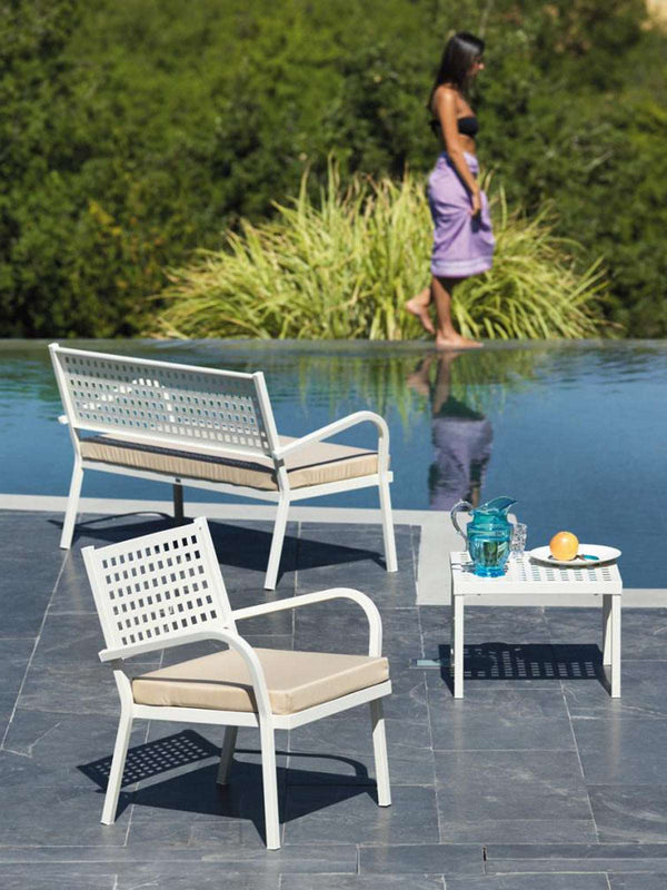 Alice two-Seater outdoor sofa- Powder Coating