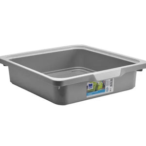 KIS BI Box  – 7L Transparent Italian-Made Storage Box (Light & Dark Grey)