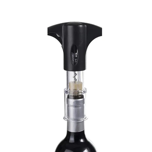 IBILI Ergonomic Manual Wine Bottle Opener with Transparent Cork Guide