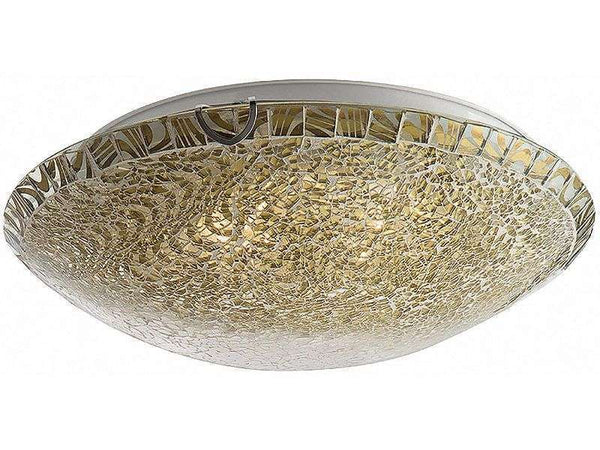 Nino Germany Lights Mosaic Glass Ceiling Lamp - in Silver or Gold