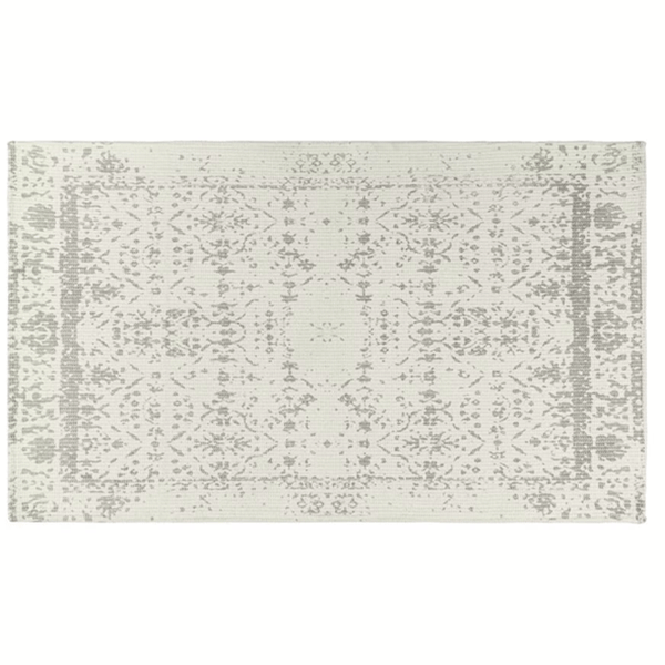 Wenko Ururi Recycled Cotton Bath Mat in Subtle Grey