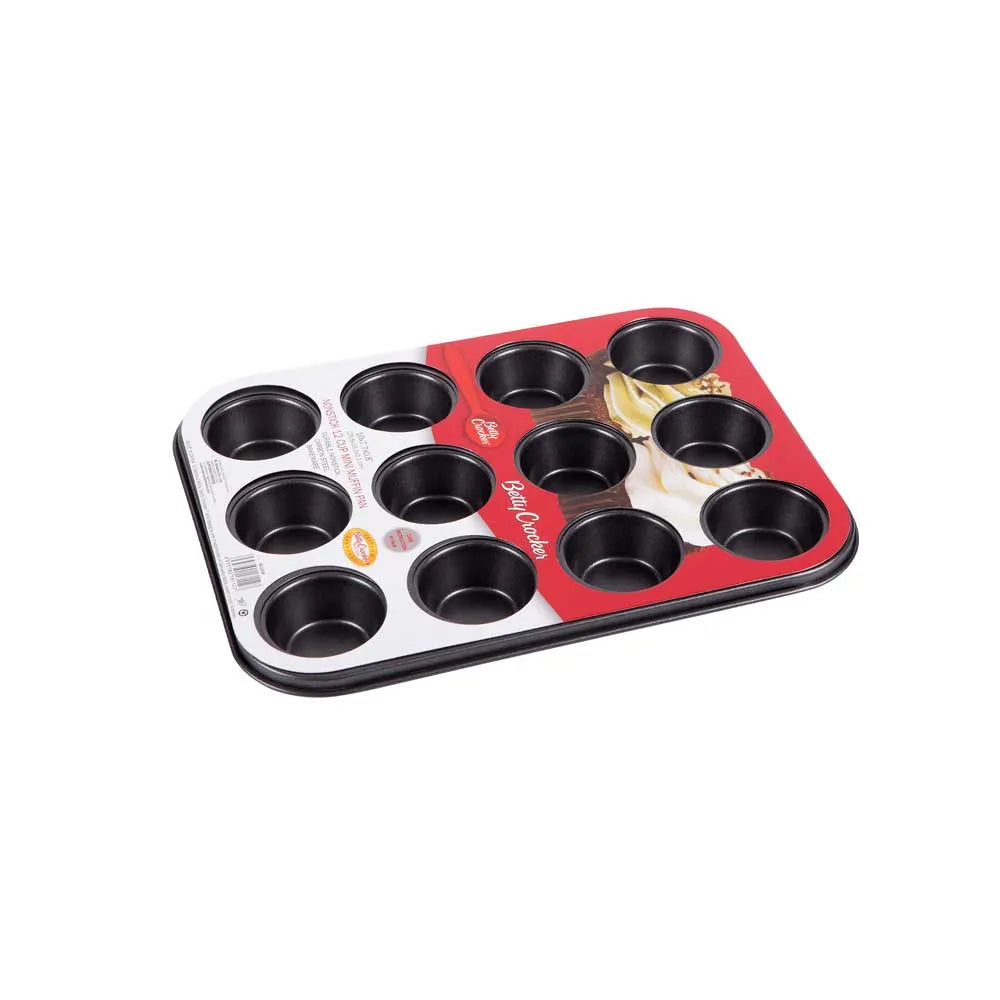 12 cup mini muffin pan 25.5 x 19.5 x2.1 cm By Betty Crocker