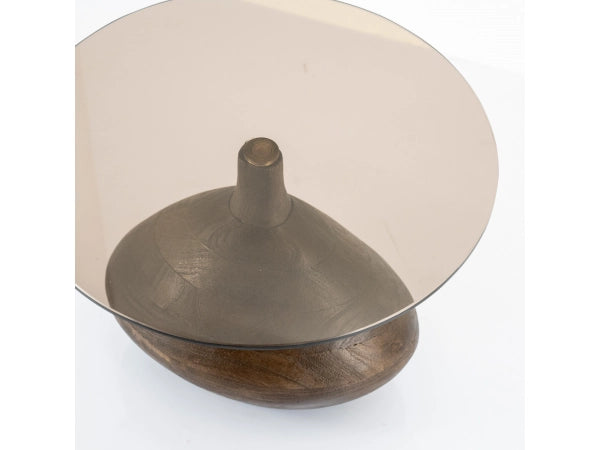 Bond Brown Modern Classic Side Table by By-Boo