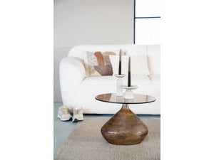 Bond Brown Modern Classic Side Table by By-Boo