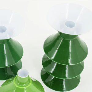 By-Boo Yack 3 pieces Candle Holders - in Blue, Green & Purple