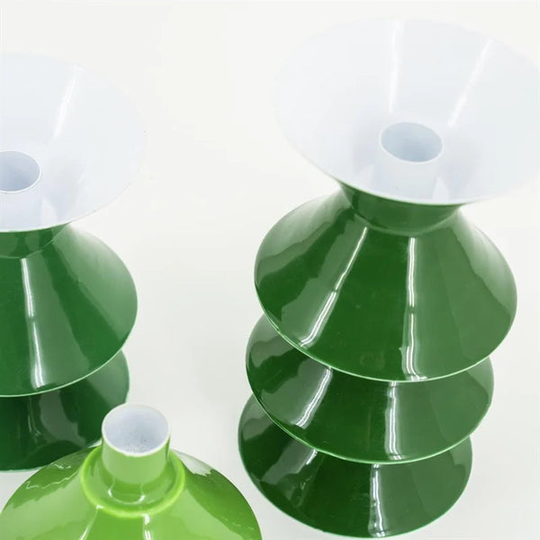 By-Boo Yack 3 pieces Candle Holders - in Blue, Green & Purple