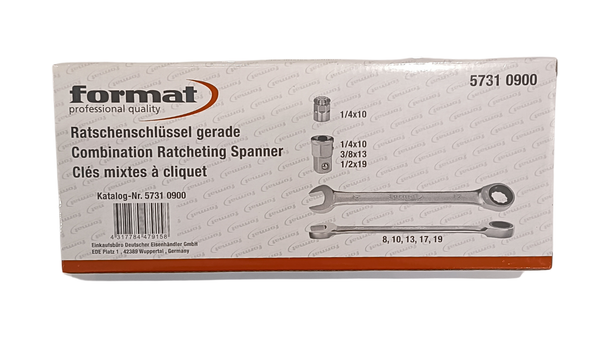 Combination Ratcheting Spanner by Format Germany
