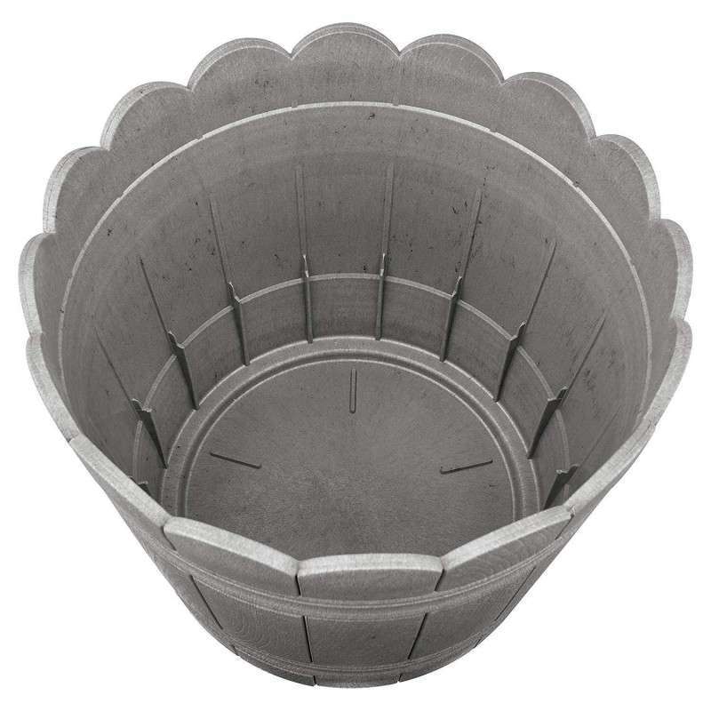 Emsa 515272 Country Flower Planter, Grey