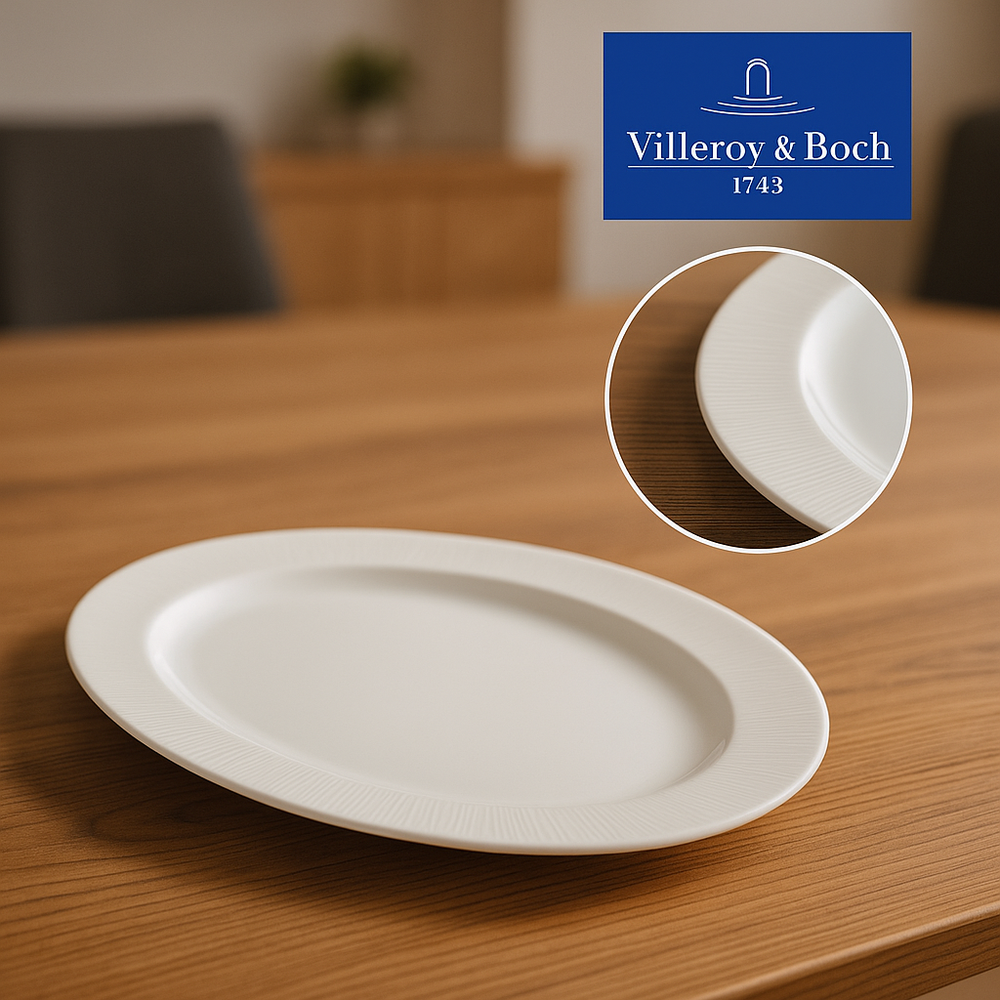 Villeroy & Boch Oval White Plate