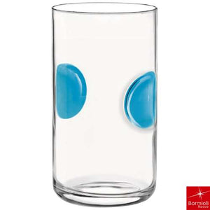 Bormioli Rocco Giove Glass with Colorful Circles - Set of 6