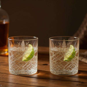 Blomus Luxury Cut Crystal Whiskey Glass Set