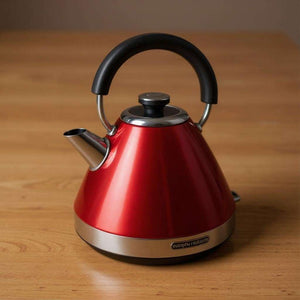 Morphy Richards Venture Pyramid Kettle Red Or Stainless steel