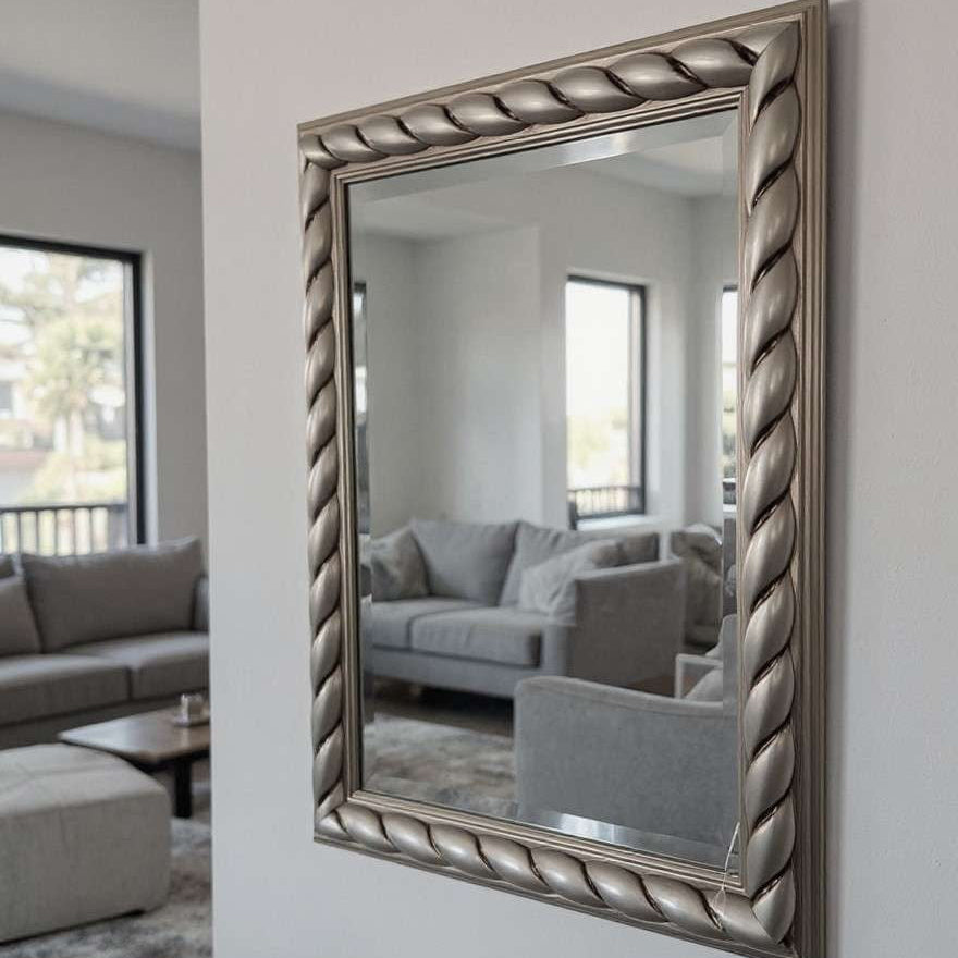 Amalia German-Made Wall Mirror - in Antique Silver or Gold