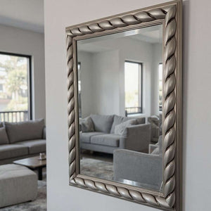 Amalia German-Made Wall Mirror - in Antique Silver or Gold