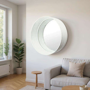 By-Boo Round Mirror in White or Green