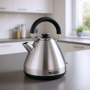 Morphy Richards Venture Pyramid Kettle Red Or Stainless steel