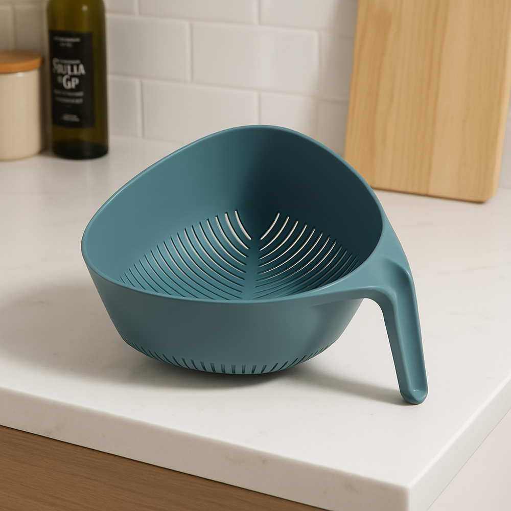Joseph Joseph Duo Triangular Colander, Dark Opal