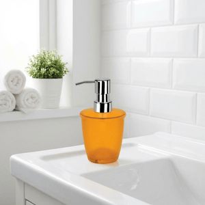 Spirella Sydney Liquid Soap Dispenser 300ml – Acrylic Pump Bathroom Accessory
