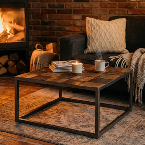 Binto Solid Mango Wood Coffee Table
