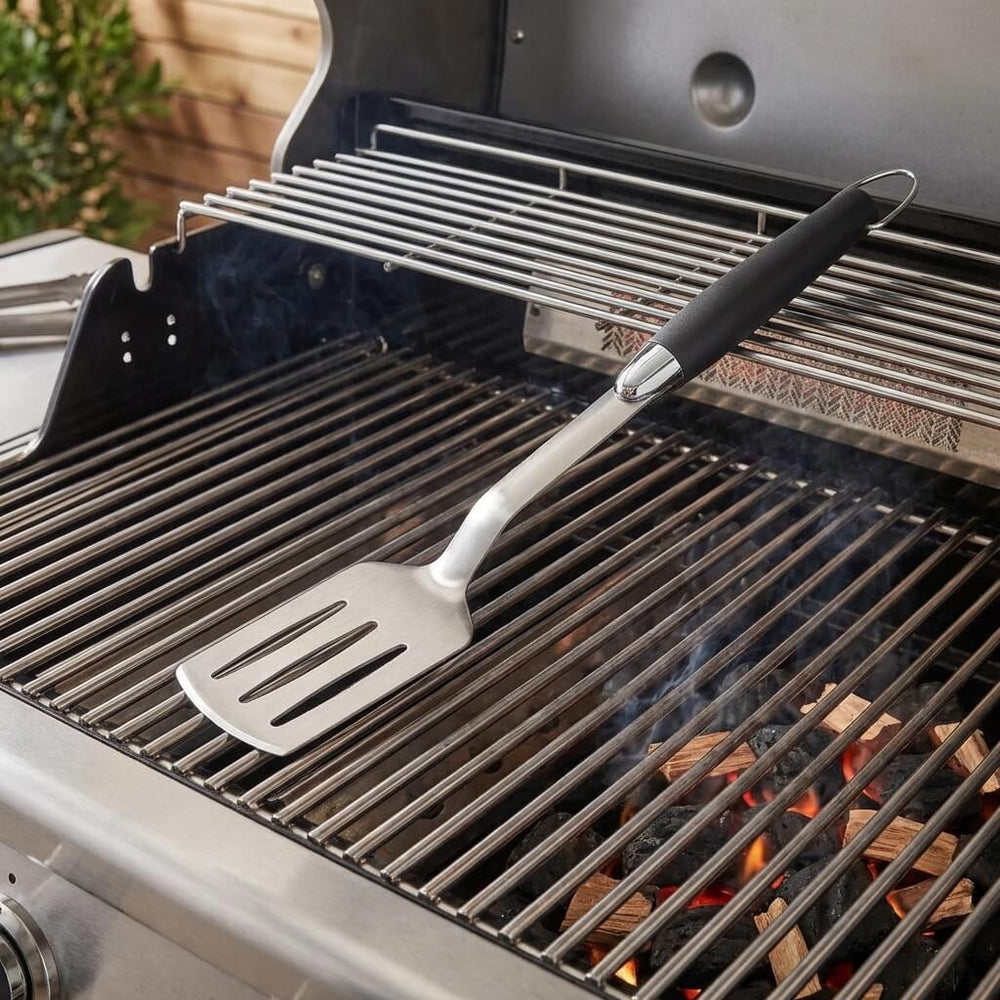 Wenko BBQ spatula made of stainless steel and TPR plastic