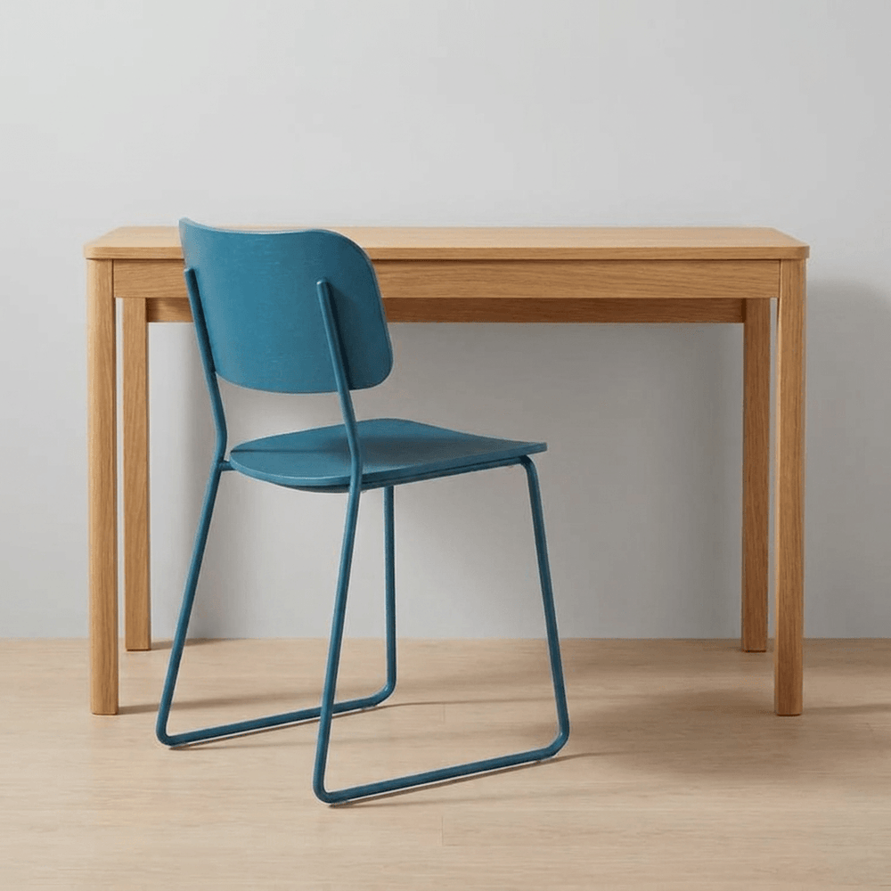 Micasa FAZIO Blue Wooden Chair