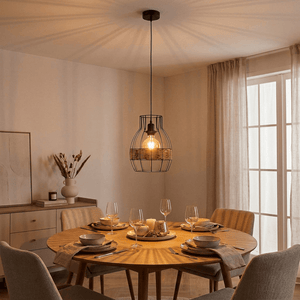 Nino KIMO Pendant Lamp with Rattan