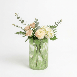 Mica Handmade Vase in Green or White