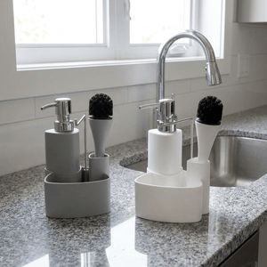 Wenko Ceramic Sink Set Empire in White or Grey