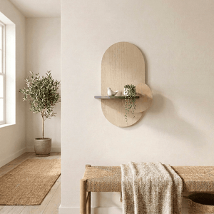 Darell Wall Hanger Beige & Grey