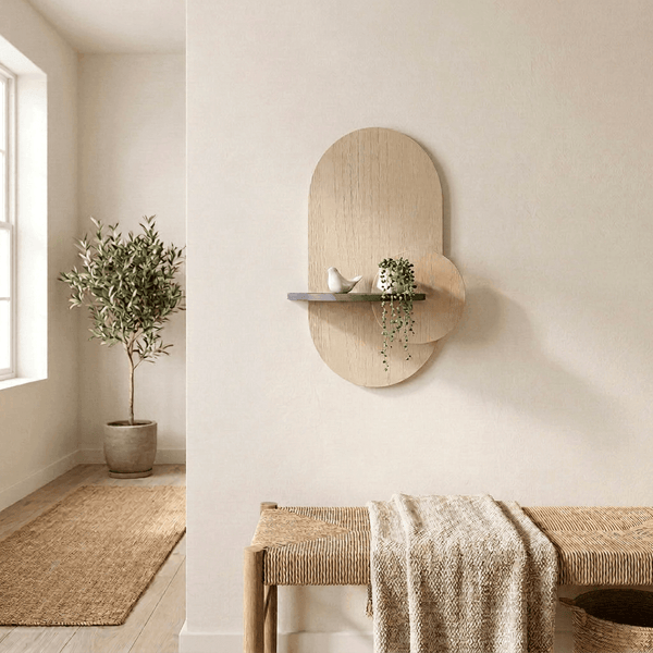 Darell Wall Hanger Beige & Grey