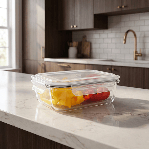 Wenko Glass food storage container Pacu 1L