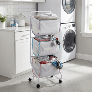 Wenko Escala Laundry With 3 Baskets