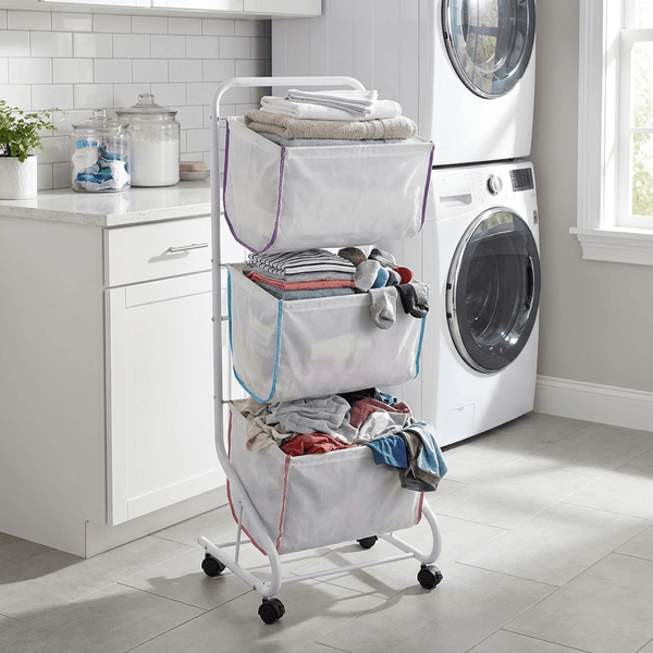 Wenko Escala Laundry With 3 Baskets