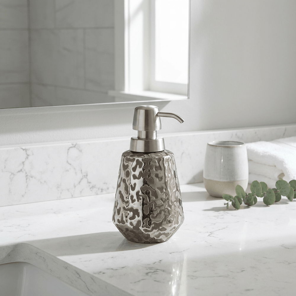 Wenko Soap Dispenser Made Ceramic with Brilliant Pattern