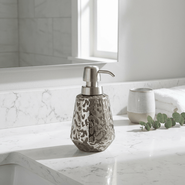 Wenko Soap Dispenser Made Ceramic with Brilliant Pattern
