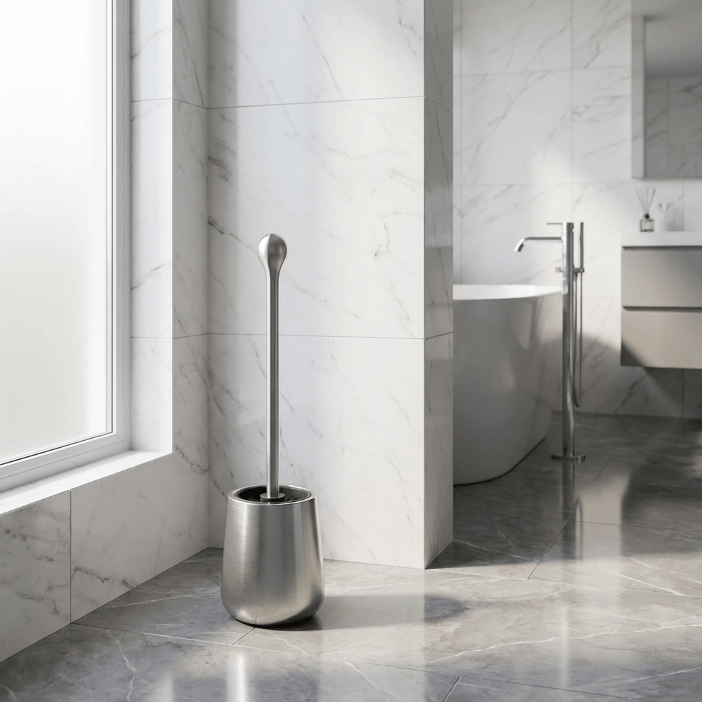 Wenko Stainless steel toilet hygiene set