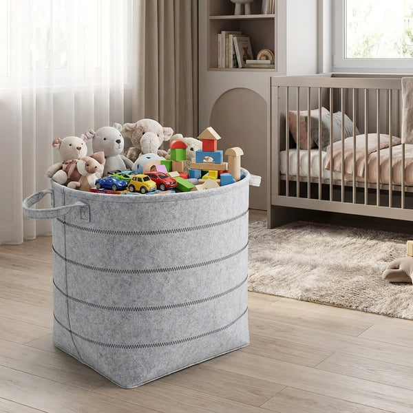 Wenko Felt storage basket Mod. Nella Grey, L