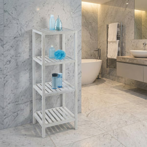 Wenko Household and bathroom shelf Norway, natural white
